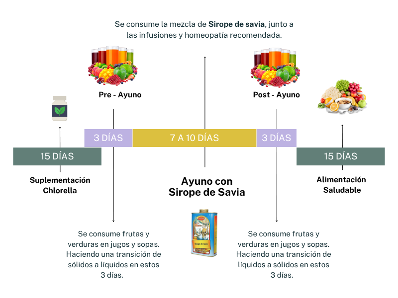 Infografía Ayuno Prolongado